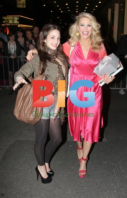 Christie Brinkley and Alexa Ray Joel leaving 'Chicago'