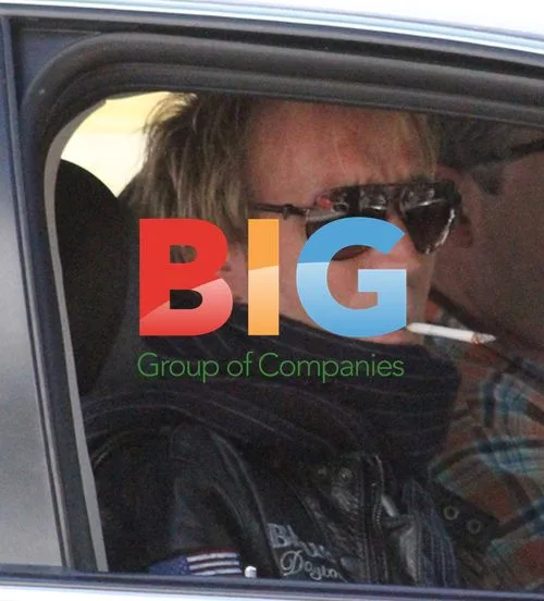 Rhys Ifans on set of The Amazing Spider-man