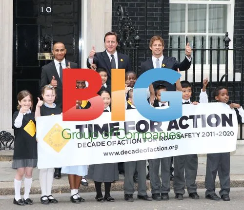 F1 Drivers Meet UK PM on Road Safety
