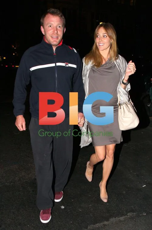Guy Ritchie and pregnant Jacqui Ainsley out for dinner