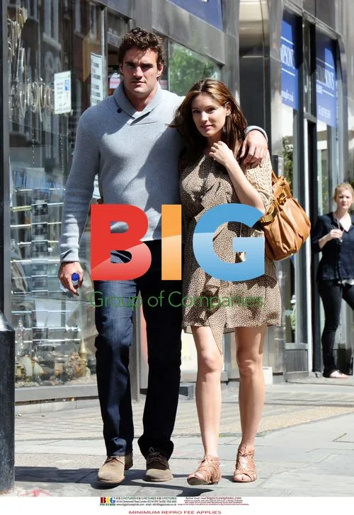 Kelly Brook and Thom Evans at London Doctor's Appointment
