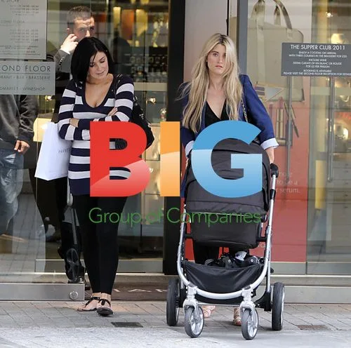 Kym Marsh and Charley Webb Shopping