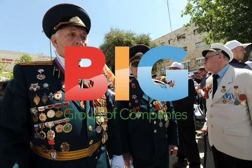 Russian WWII vets march in Jerusalem