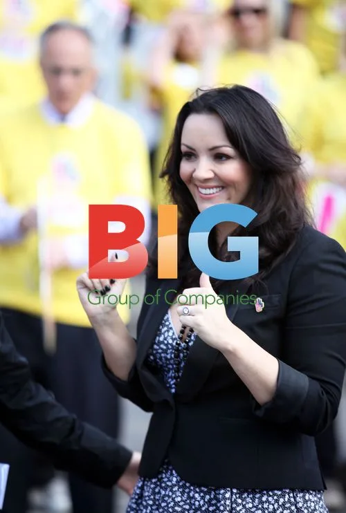 Martine McCutcheon Protests Child Trafficking