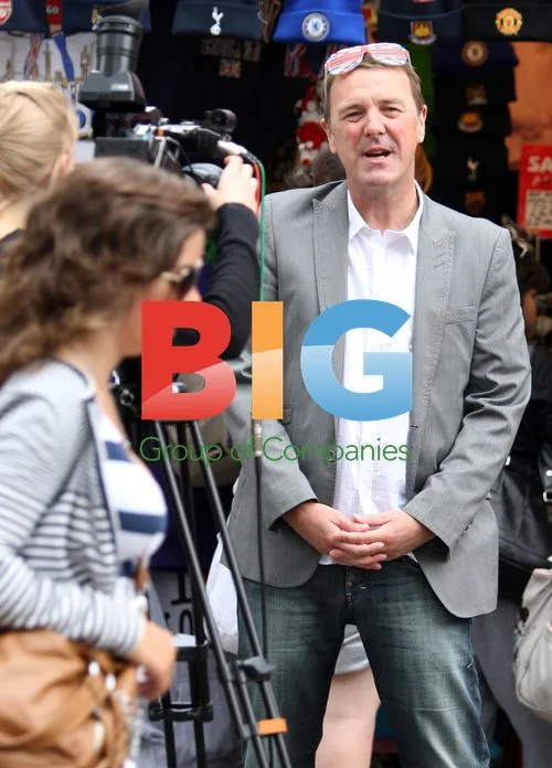 Phil Tufnell Filming in London