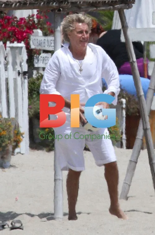 Kimberly Stewart and family at the beach