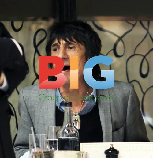 Ronnie Wood Dines at Scotts in London