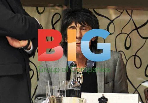 Ronnie Wood Dining at Scotts Restaurant