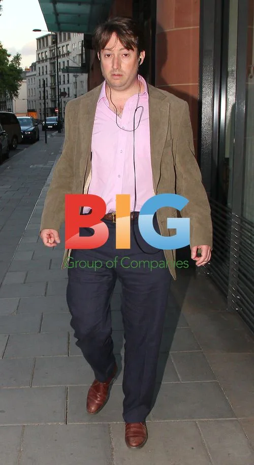 David Mitchell out in Mayfair