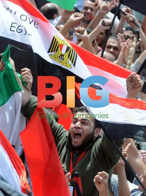 Egyptians protest in Tahrir Square, Cairo