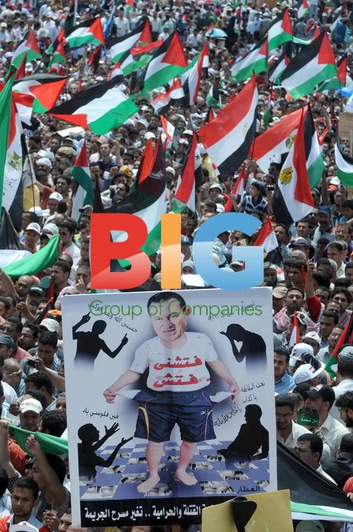 Egyptian Demonstrator at Tahrir Square Protest