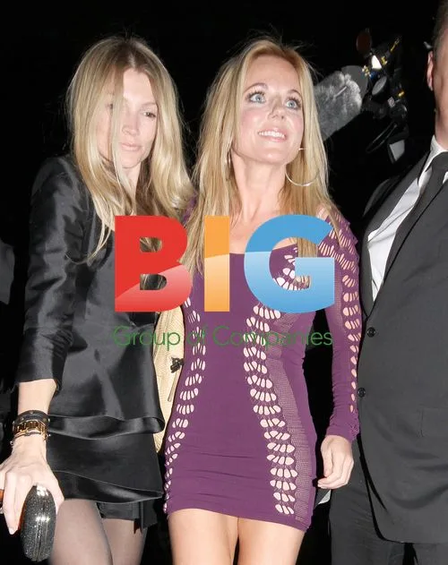 Geri Halliwell and Henry at Lady Gaga Gig