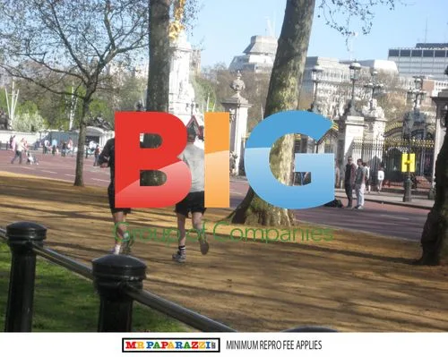 Prince Harry Jogging in London Park