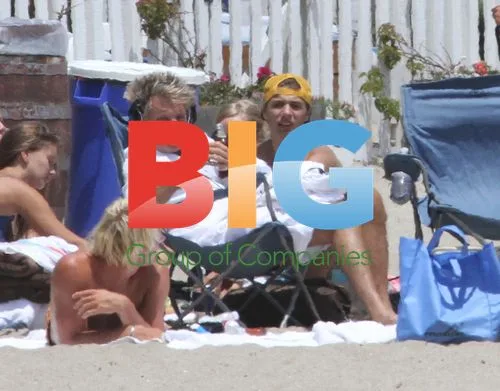 Kimberly Stewart and Family at Beach