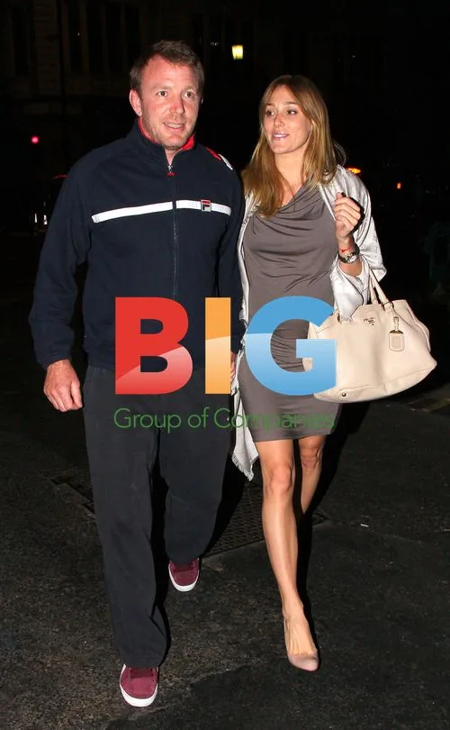 Guy Ritchie and Jacqui Ainsley at The Wolseley