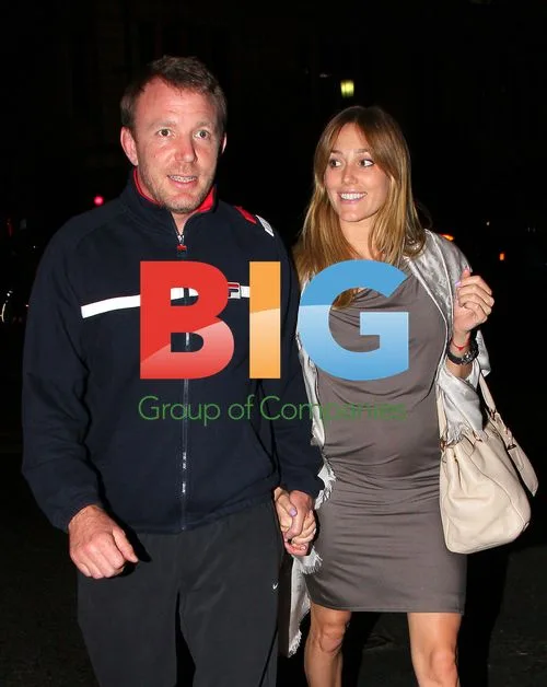 Guy Ritchie and pregnant Jacqui Ainsley out for dinner