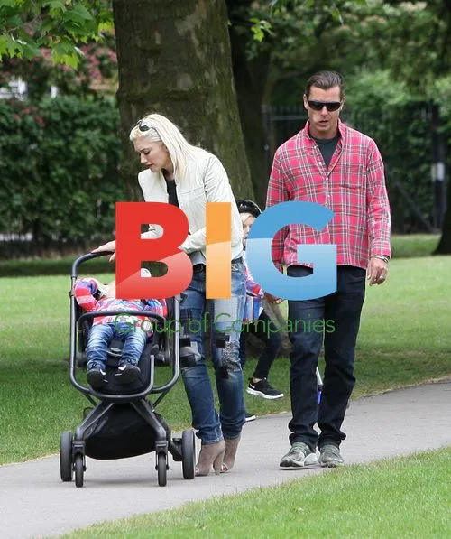 Gwen Stefani with Family in London