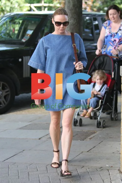 Stella McCartney Doing School Run