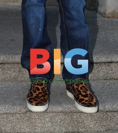 Christian Louboutin Leaving Dublin Hotel
