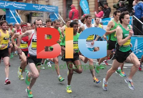 Celebrities at BUPA 10k run in Manchester