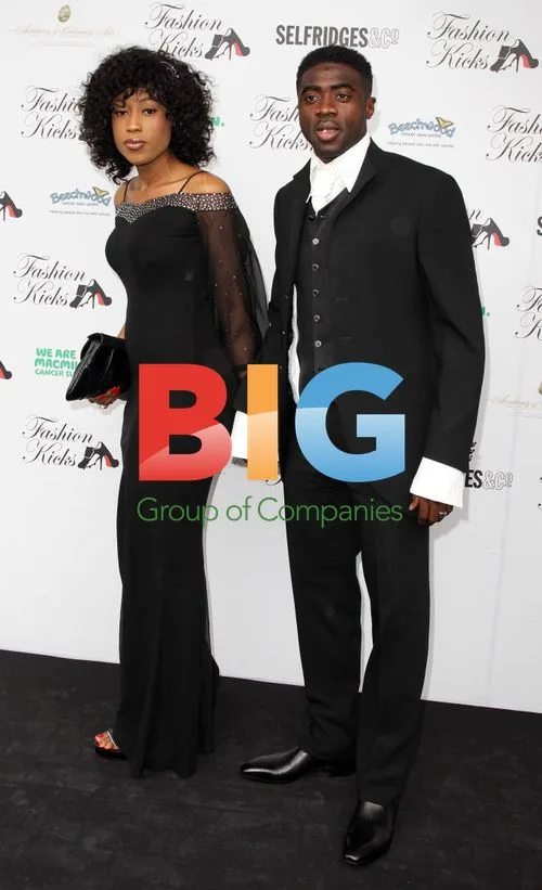 Kolo Toure at Fashion Kicks Charity Event