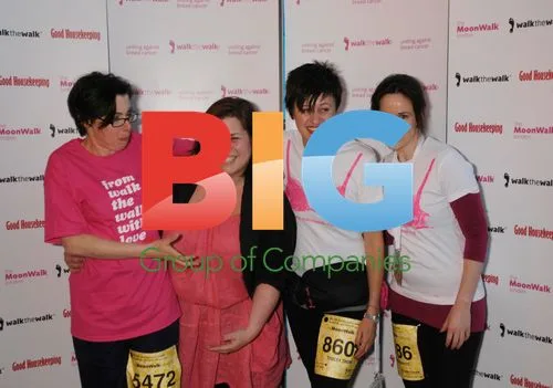 Celebrities at London Moonwalk 2011