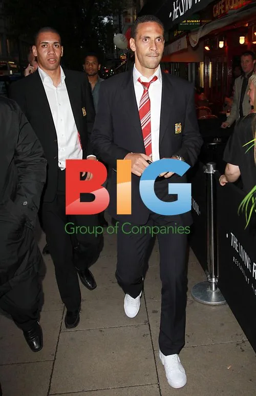 Manchester United Team Celebrates at Rosso Restaurant