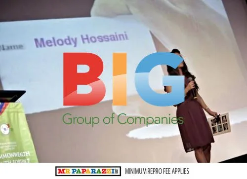 Melody Hossaini with Celebrities
