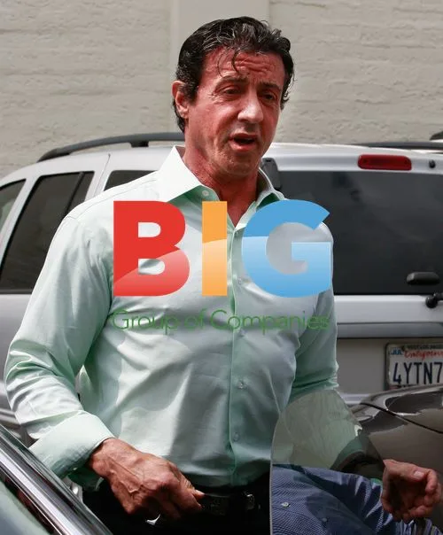 Sylvester Stallone Looks Sunburnt in Beverly Hills