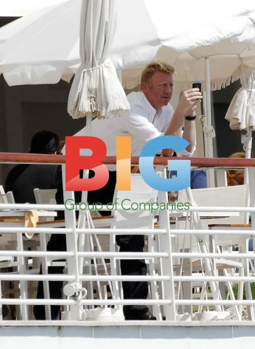 Boris Becker and Sharlely Kerssenberg in Cannes