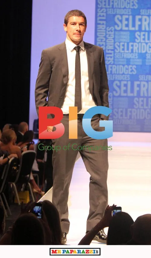 Man City Footballers on Catwalk