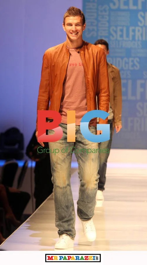 Manchester City Footballers at Fashion Kicks