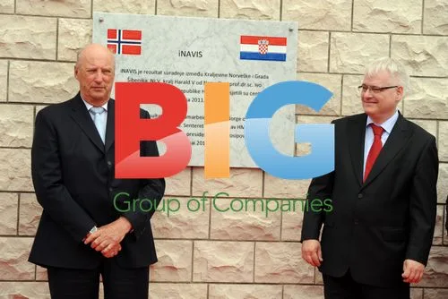 King Harald V visits Sibenik, Croatia