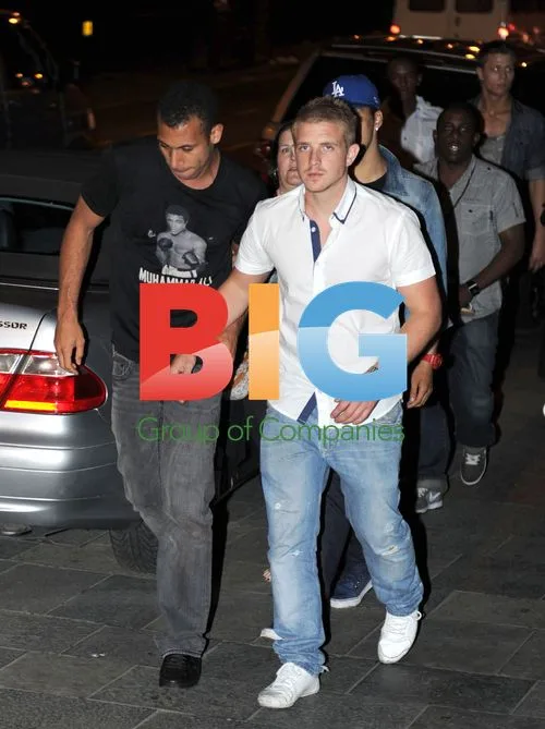 Anton Ferdinand Outside Nightclub After Incident