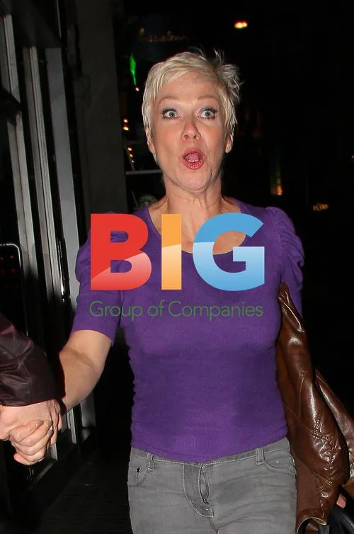Denise Welch at Dancing On Ice Party