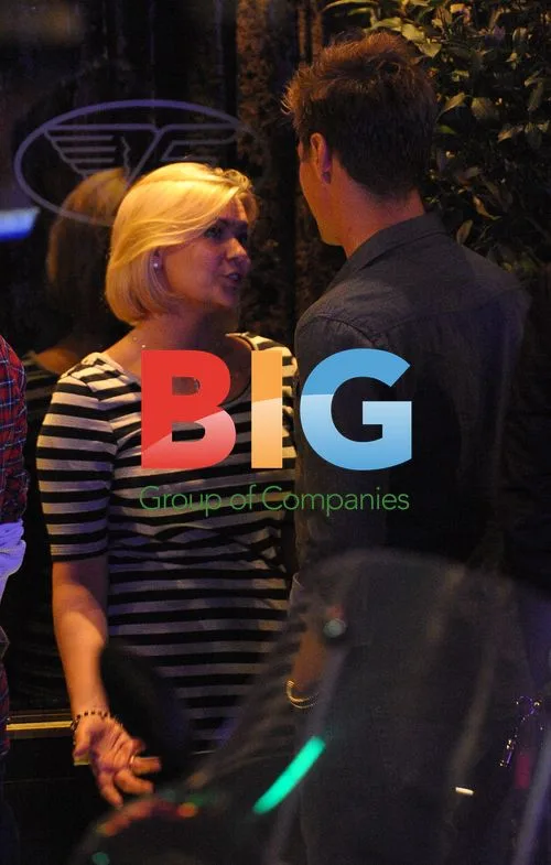 Matt Evans and Laura Hamilton at Dancing On Ice Party