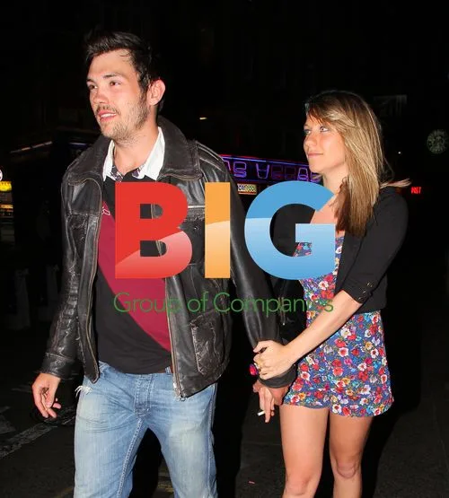 Sam Attwater and Chloe Madeley at Dancing On Ice Party