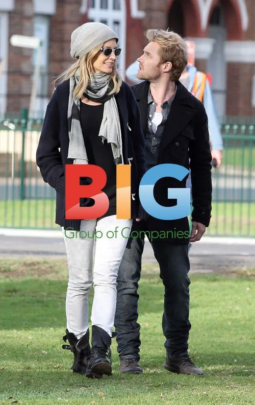 Ronan Keating with family on Goddess set