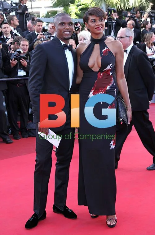 Samuel Eto'o and Georgette Eto'o at Cannes Film Festival