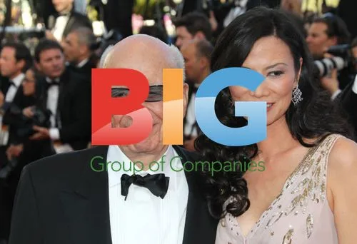 Rupert Murdoch and wife Wendi at 'The Tree Of Life' premiere
