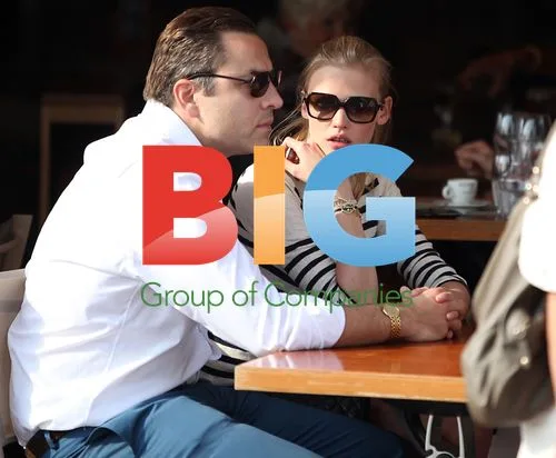 David Walliams and Lara Stone Cozy in Cannes