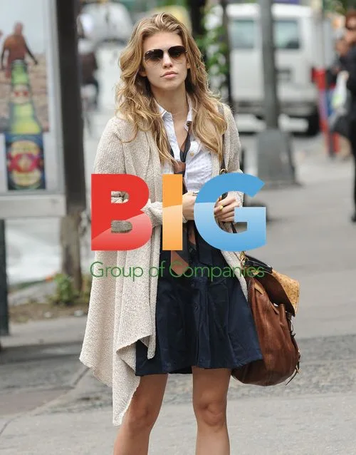 Annalynne McCord in Midtown NYC