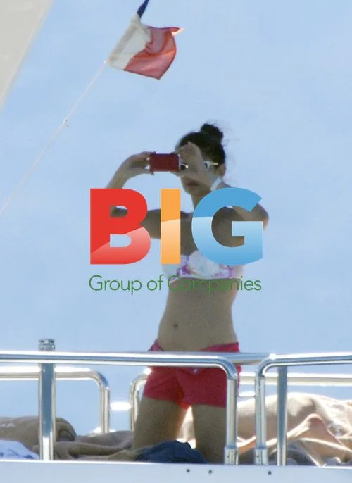 Shermine Shahrivar on Boris Becker's Yacht in Cannes