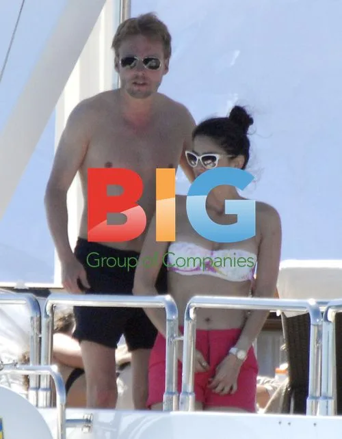 Shermine Shahrivar on Boris Becker's Yacht