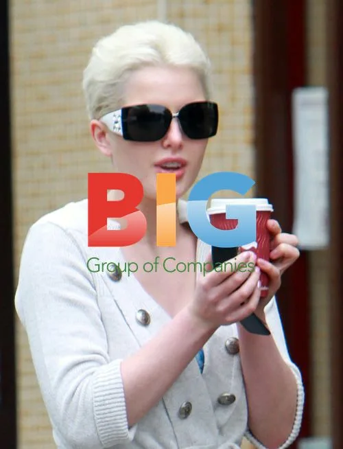 Helen Flanagan visits Costa Coffee in Manchester
