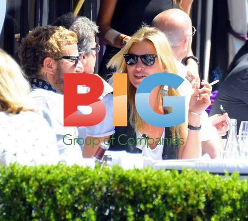 Kate Moss Enjoys Lunch in Paris