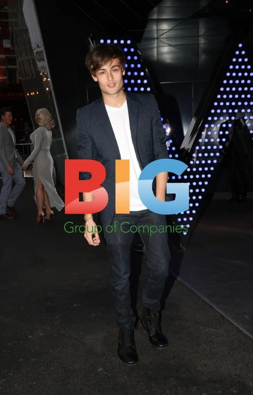 Douglas Booth at Marie Claire Party