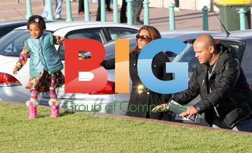 Mel B and Family at Bondi Beach