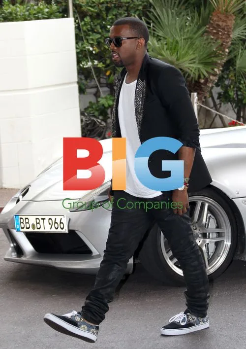 Kanye West Arrives in Cannes