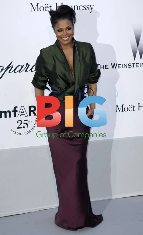 Janet Jackson at amfAR Gala in Cannes